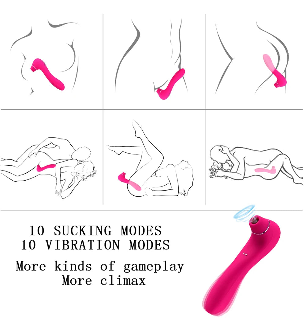 Clit Suck Vibrator Nipple Sucking for Women