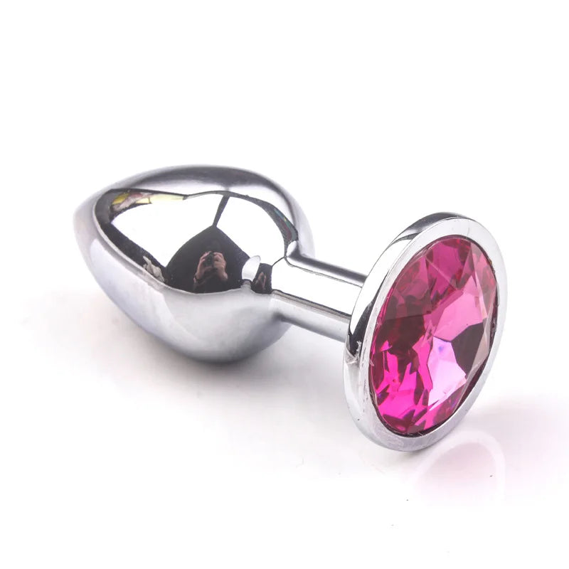 1PC Luxury Metal Butt Toys