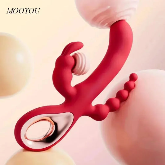 Premium G-Spot Dildo Rabbit Vibrator Set for Women