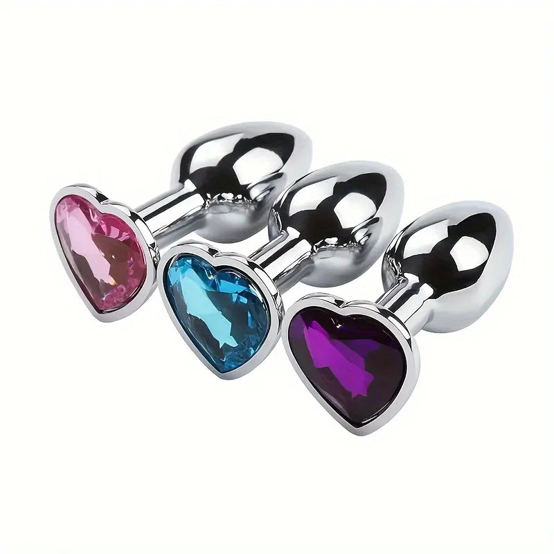 1PC Luxury Metal Butt Toys